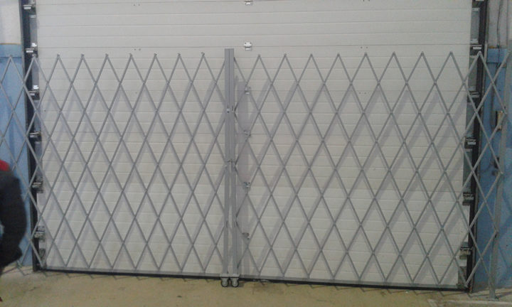 Изготовление раздвижных ворот решетчатого типа