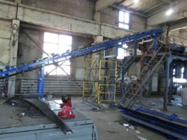 Изготовление ленточного конвейера для мусороперерабатывающего предприятия