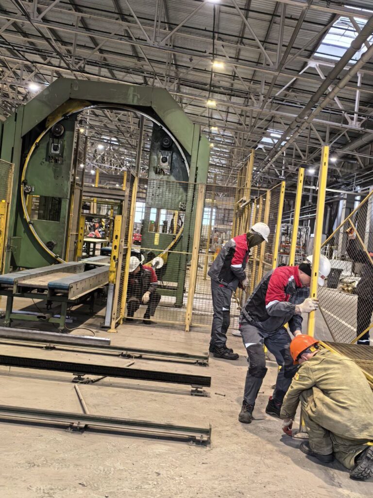 Демонтаж упаковочной линии