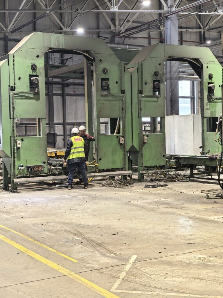 Демонтаж упаковочной конвейерной системы