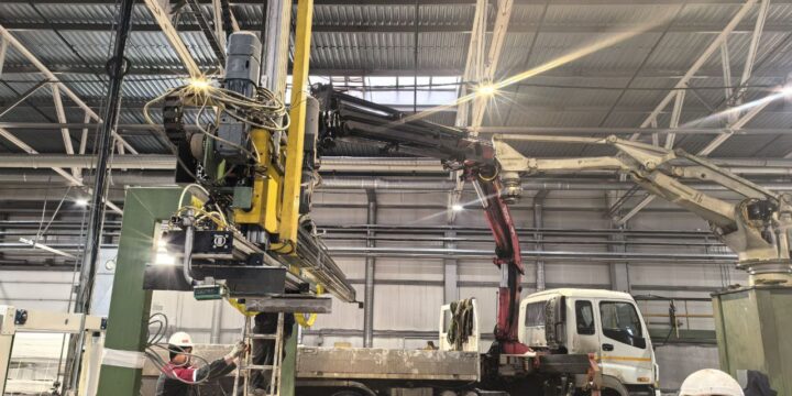 Демонтаж упаковочной конвейерной системы