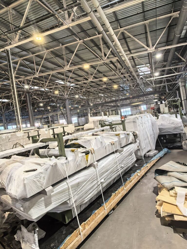 Демонтаж упаковочной конвейерной системы