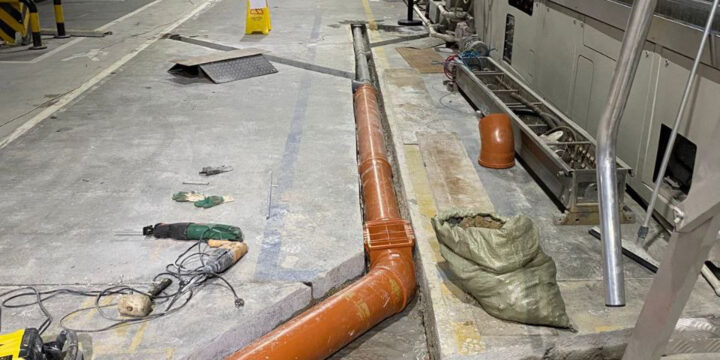 монтаж коммуникаций для подключения нового оборудования