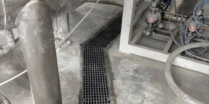 работы по обустройству дренажной системы линии пропитки