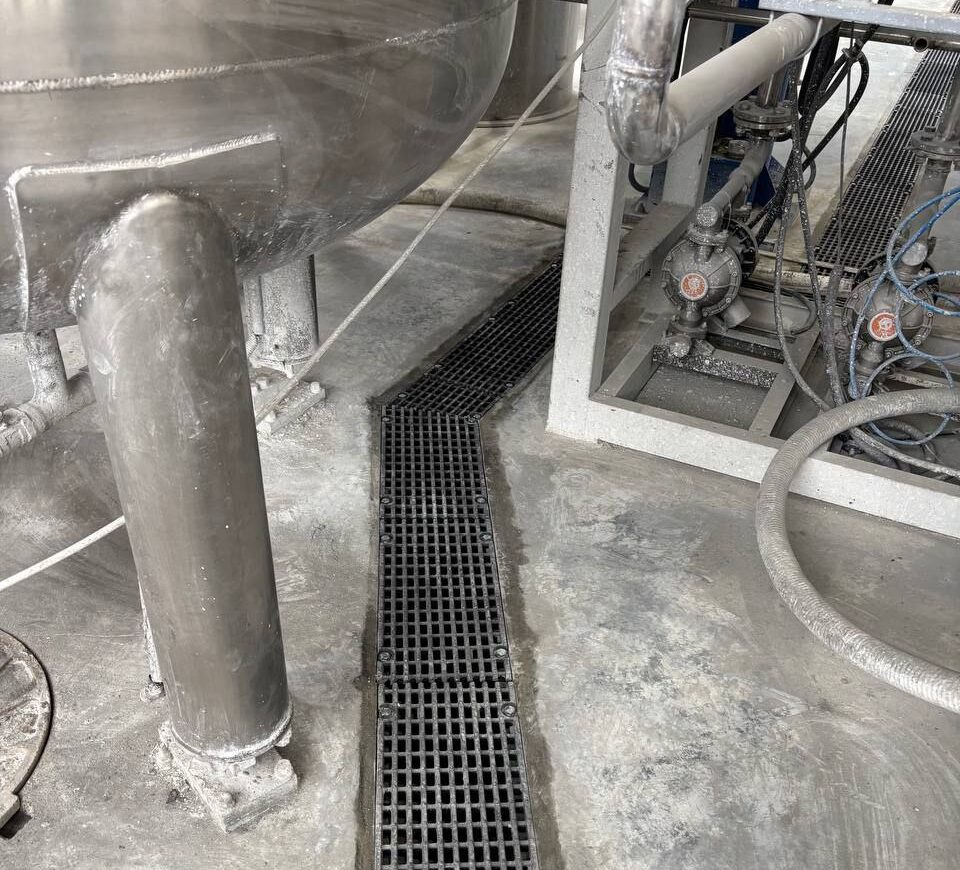 работы по обустройству дренажной системы линии пропитки